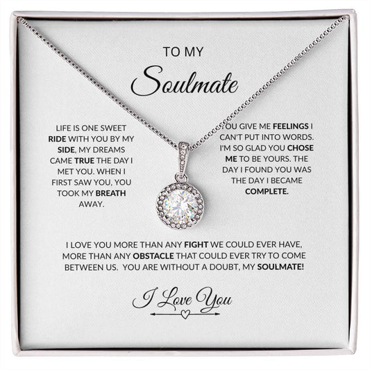 To My Soulmate Eternal Hope Necklace